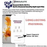 [SG] Huawei Mate 50 Pro - P50 Pocket - P50 Pro - P30 Pro - Mate 30 Pro Hydrogel Film Screen Protecto