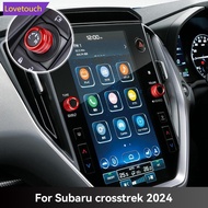 LOVETOUCH 2Pcs Car Rear Mirror Sound Audio Volume Knob Button Circle Cover Trim Interior Ring Decora