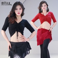 Belly Dance Costume Sexy Costume Female Belly Dance Practice Costume Modal Top Beginner Dance Costum