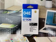 EPSON  T04E BK # C13T04E183 黑色 全新原裝墨盒