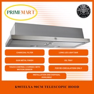 BERTAZZONI K90TELXA 90CM TELESCOPIC HOOD + 2 YEARS WARRANTY