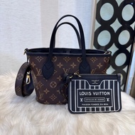 LV Neverfull Inside Out BB 新款雙面用 近全新 晶片款