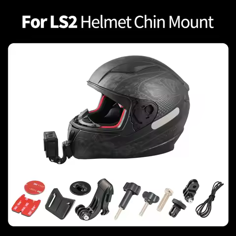 For LS2 FF353 FF800 FF352 FF358 FF800 Customized CNC Aluminium Helmet Chin Mount for GoPro for Insta