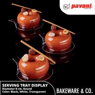 Pavoni Italy 8cm Individual Cake Stand - Premium Monoportion Tray Display