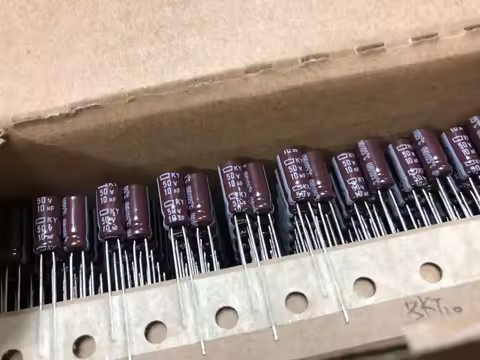 2024 NEW CHEMI-CON NIPPON KY 50V10UF 5x11MM electrolytic Capacitor 10UF 50V NCC ky 50v10uf Low ESR H