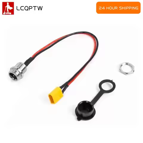 XT60 XT30 3 Pins Charging Port GX16 for VSETT 8/8+/9/9+/10+ for ZERO 8 9 10 8X 10X 11X Speedual E-Sc