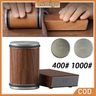 Detachable Manual Tumbler Diamond Knife Sharpener Set Rolling Knife with 15 & 20 Degree Magnetic Ang