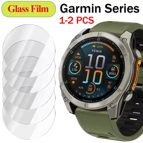 1-2 PCS HD Tempered Glass for Garmin Tactix 8 Quatix 8 Fenix 8 E 7Pro Glass Film for Garmin 570 970 