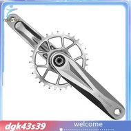 [Pretty]  Mtb Crankset 160mm Hollow Integrated 12 Crank Speeds for   AM   MTB Single Chainring Crank