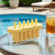 EPOCH Silicone Ice Cream Mold, 6 Grids Cartoon Ice Cream Box, Kitchen Gadgets with Lid Non-Stick Ice