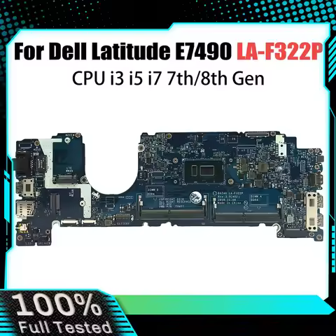 For Dell Latitude E7280 7280 Notebook Mainboard LA-E121P LA-E122P 0Y044T 0NYJY5 0R5YF6 0HP2CR I5 I7 