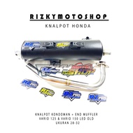 LIVE - CONDOMAN EXHAUST FULL FILTER VARIO 125 VARIO 150 LED OLD & VARIO 125 BULB / CAN REQUEST SPEC 