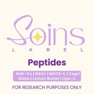 Soins Label GHK-Cu NAD+ MOTS-C Cagri Glvta Lemon Lipo-C | Peptide for Glowy Skin Serum