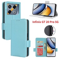 Casing For Infinix GT 20 Pro 5G infinixGT20Pro infinix GT20Pro GT20 GT 20 Pro 20Pro 5G 2024 Luxury Flip Leather Phone Case Card Slot Wallet Stand Bracket Cover Shockproof Phone Cas