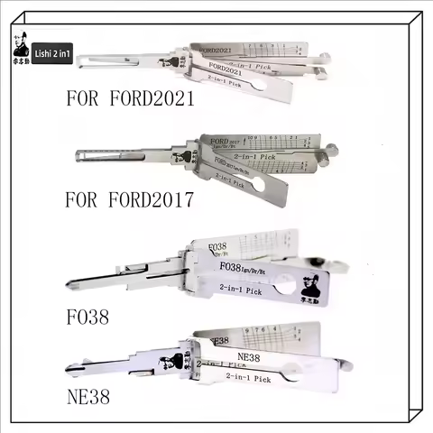 FO38 NE38 HU101 FORD2017(HU198) FORD2021 for ford Lishi tools LOCKSMITH TOOL