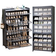 Desiny Shoe Cabinet Home Black Gray Shoe Cabinet 2022 New Flip Door Shoe Rack Cabinet (HS)