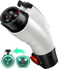 Zanch Tesla To J1772 Adapter [Fit For All J1772 EVs] Max 60Amp & 250V, NACS To J1772 Adapter, Compat