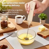 3-Speed Handheld Coffee Mixer, Electric Whisk, Milk Frother with Stainless Steel Double Spring Whisk