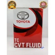 NEW ORIGINAL TOYOTA TC CVT FLUID GEAR OIL (4 Liter)