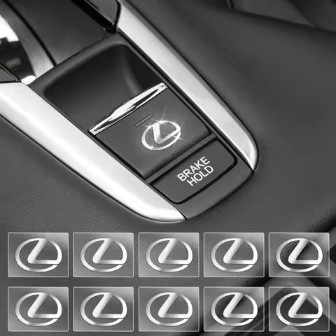 2/5/10pcs Car 3D Metal Stickers Auto Logo Decals Styling For Lexus F SPORT IS250 IS200 CT200h GS300 