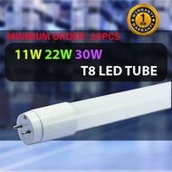 T8 LED Tube (11w 2feet, 22w 4feet, 30w 4feet) 6500K (Daylight)