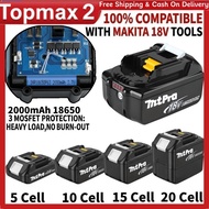 MtPro Battery Replacement 18V BL1830 BL1840 BL1850 Lithium-Ion Rechargeable Charger Universal MAKITA