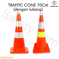 Traffic Cone 70cm Safety Traffic Cone Rubber 70 cm Traffic Cone/ Lintas