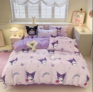 Sanrio系列Kuromi 床單套裝(雙人床)