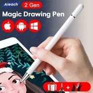 ปากกาipad Universal Smartphone Pen For Stylus Android IOS Lenovo Xiaomi Samsung Tablet Pen Touch Screen Drawing Pen For Stylus iPad iPhone 1 th black