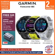 [Ready Stock] Garmin Forerunner 965 GPS Running Smartwatch with AMOLED Display