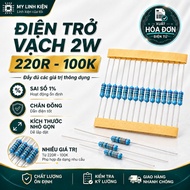 Resistor 2W 220R 1% copper base, bag of 20, full value