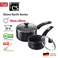 CS-Kochsysteme Nonstick Aluminium Saucepan Combo Set (14/20CM)