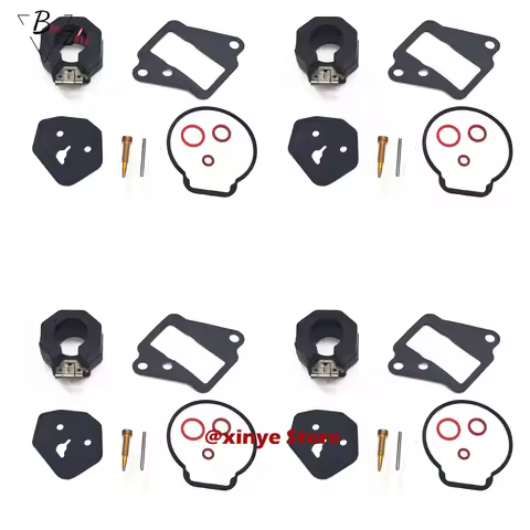 Carburetor repair Kit with float for Yamaha 9.9-15 HP 1985-1995 6E7-W0093-04-00 6E7-W0093-01-00 Merc