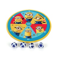 Minions - 1套裝 33cm 粘粘球飛鏢靶(1個吸盤+4個粘粘球)/小黃人/兒童卡通玩具/室內室外運動/親子活動