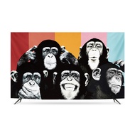 Simple Cartoon Tv Cover Dust Cover 55-Inch 75-Inch 85 Lcd Tv Cover 2022 New Cover Cloth Slipcover