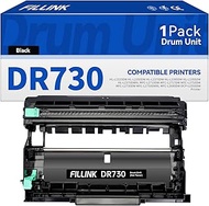 DR730 DR-730 Drum Unit 1 Pack Replacement for Brother MFC-L2710DW MFC-L2750DW HL-L2395DW HL-L2370DW 