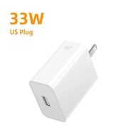 PD 33W Charger Supervooc Fast Charging Phone Charger For Xiaomi OPPO OnePlus realme USB Turbo Quick 