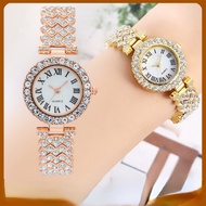 OLEVS Women's Watches Fashion Original Quartz Wrist Watch for Ladies Roman Dial Dazzling Diamond Wat