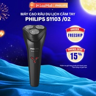Máy Cạo Râu Du Lịch Cầm Tay PHILIPS S1103 /02 Cạo Râu Dễ Dàng Êm Ái Bảo Hành Chính Hãng 24 Tháng