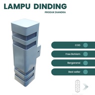 MINIMALIST OUTDOOR FENCE PILLAR WALL LAMP