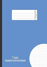 Maths Exercise Book: 7mm Squared Paper Notebook for Math Practice, Diagrams and General Note Taking