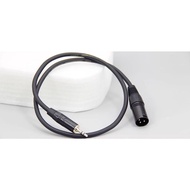 Microphone cable XLR female to 3.5mm sound card audio condenser microphone audio connection XLR head