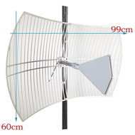 Cellular Antenna-Outdoor Parabolic Antenna Long Range-High Gain 26dbi 600-6500mhz LTE WiFi 4G 5G GSM