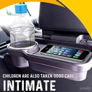 Multifunctional Folding Bottle Rack Tray Table for Car Seat | Eat, Drink, Working in Cars More Comfo