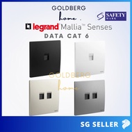 [SG Seller] Legrand Mallia Senses Cat6 Data Socket | Goldberg Home