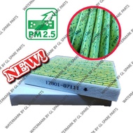 CABIN FILTER PERODUA VIVA 6608501.0 VIVA ELITE (PM2.5/WHITE)(17801-87111) AIRCOND FILTER