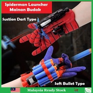 Spiderman Web Shooter Launcher Glove Toys Mainan Spiderman Soft Bullet Gun Shooter