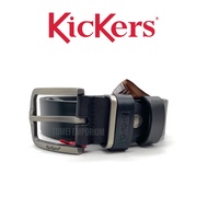 Kickers Original Genuine Cow Leather Men Belt Black 48 inch / Tali Pinggang Kulit Lelaki 1KICB 86413