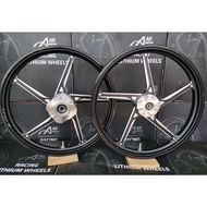 🔥Ready Stock🔥 (Hi-Quality) Forged Sport Rim FG505 FG511 AJI Racing custom hub  Y15ZR / RS150 / Y125 