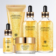IMAGES 5 IN 1 Box 24K Goldfoil Hydration Skin Skin Care Set Skincare Set Travel Set